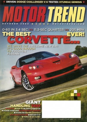 MOTOR TREND 2008 OCT - ZR1 TEST, MONSTER HANDLING TEST, QUARANTA, GENESIS